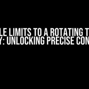 Add Angle Limits to a Rotating Turret In Unity: Unlocking Precise Control